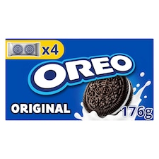 OREO Original kakaové sušienky s náplňou s vanilkovou príchuťou 16 sušienok 176 g