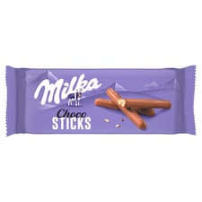 Milka Choco Sticks máčané sušienky v mliečnej čokoláde z alpského mlieka 112 g
