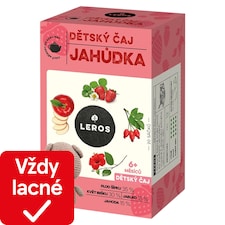 Leros Baby Detský čaj jahôdka ovocný 20 x 2 g (40 g)