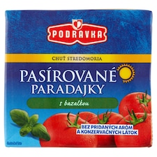 Podravka Pasírované paradajky s bazalkou 500 g