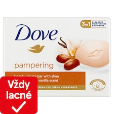 Dove Pampering Bambucké maslo a vanilka Krémová tableta 90 g