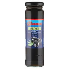 Giana Čierne olivy bez kôstky v slanom náleve 140 g