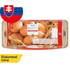 Tesco Čerstvé vajcia M 10 ks