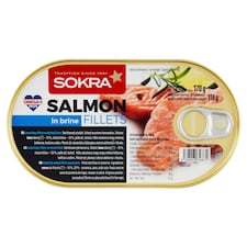 Sokra Losos kusy z filety vo vlastnej šťave 170 g