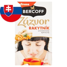 Bercoff Wellness Zázvor & rakytník aromatizovaný bylinný čaj 20 x 2 g