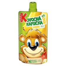Kubík 100% ovocná kapsička banán jablko 100 g