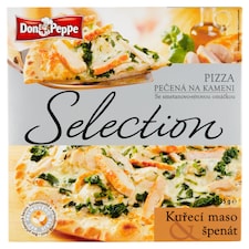 Don Peppe Selection Pizza kuracie mäso & špenát 435 g
