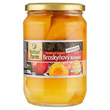 Natur Farm Prémium broskyňový kompót 700 g