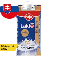 Rajo Lakto Free Bezlaktózová smotana na varenie 10% 200 ml