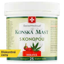 SwissMedicus Konská masť Hrejivá s konopou 250 ml