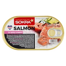 Sokra Losos kusy z filety v pikantnom kréme 170 g