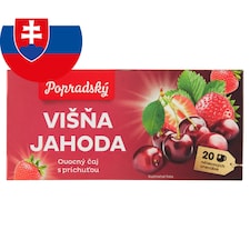 Popradský Višňa jahoda ovocný čaj s príchuťou 40 g