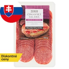 Tesco Čingovská saláma 100 g