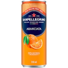 Sanpellegrino Naturali Aranciata sýtený nealkoholický nápoj 330 ml