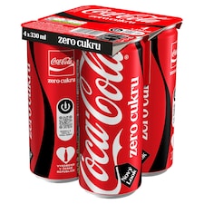 Coca-Cola Zero cukru 4 x 330 ml