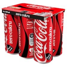 Coca-Cola Zero cukru 6 x 330 ml