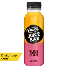 Rauch Juice Bar 100% pomarančovo-mangovo-mrkvová šťava 330 ml