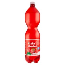 Zlatá Studňa S príchuťou jahoda jemne sýtený 1,5 l