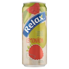 Relax Lemonáda jablko citrón malina sýtená limonáda 330 ml