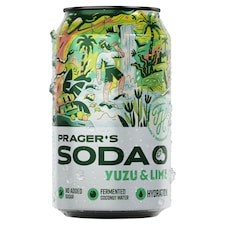 PRAGER'S Soda yuzu & lime 330 ml