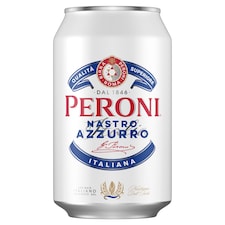 Peroni Nastro Azzuro pivo výčapný ležiak svetlý 330 ml
