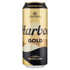 Harboe Gold Premium Lager svetlé pivo ležiak 0,5 l