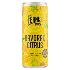 Fernet Stock Bavorák citrus miešaný alkoholický nápoj sýtený 250 ml