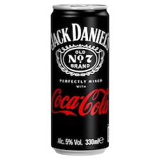 Jack Daniel's and Coca-Cola 330 ml