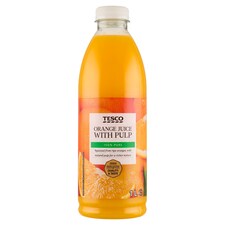 Tesco Pomarančová šťava s dužinou 1 l