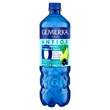 Gemerka Pro Antiox s príchuťou limetka citrónová tráva 0,75 l