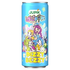 Jupík Lollipopz Dizzy Bezzy sýtený nealkoholický nápoj 330 ml