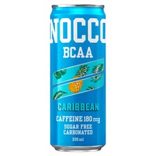 Nocco Caribbean sýtený nápoj obohatený o BCAA 330 ml