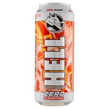 Hell Zero White Peach sýtený nealkoholický nápoj 500 ml
