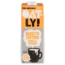 Oatly! Barista Edition ovsený nápoj s vanilkovou príchuťou 1 l