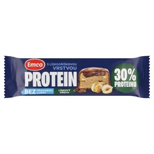 Emco Proteínová tyčinka s lieskovými orechmi v mliečnej čokoláde 45 g