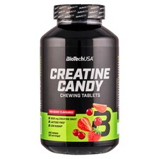BioTechUSA Creatine Candy výživový doplnok 240 žuvacích tabliet 480 g