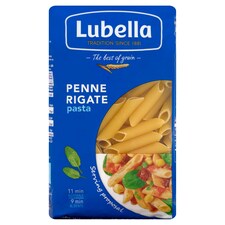 Lubella Penne Rigate bezvaječné pšeničné cestoviny sušené 400 g