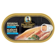 Franz Josef Kaiser Exclusive Sleďové filety údené vo vlastnej šťave 170 g