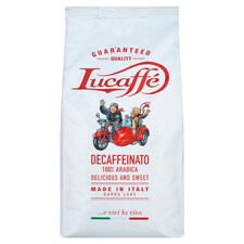 Lucaffé Decaffeinato 100% arabica pražená zrnková káva na prípravu talianského espressa 700 g