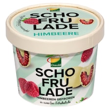 Oswald Schofrulade Hlbokomrazené maliny v bielej čokoláde 130 g