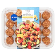Tesco Pan Fry mäsové guľky so syrom a paradajkami 300 g