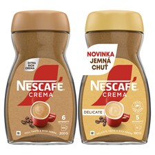 NESCAFÉ Crema Delicate, rozpustná káva s bohatou penou a jemnou kávovou chuťou 180 g