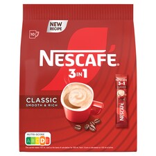 NESCAFÉ 3in1 Classic, instantná káva, 10 vrecúšok x 15,5 g (155 g)