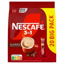 NESCAFÉ 3in1 Classic, instantná káva, 20 vrecúšok x 15,5 g (310 g)