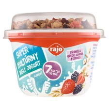 Jogurt Rajo Super kultúrny Granola Lesné ovocie 160 g