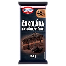 Dr. Oetker Čokoláda na pečenie 46% 150 g
