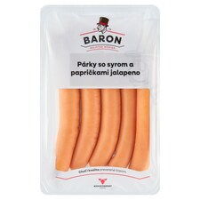 Baron Párky so syrom a papričkami jalapeno 250 g