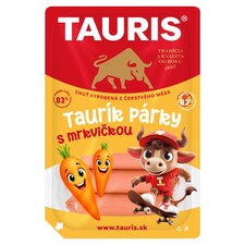 Tauris Taurík párky s mrkvičkou 0,220 kg