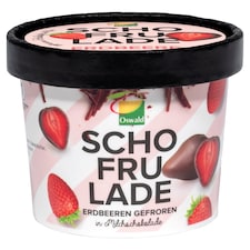 Oswald Schofrulade Hlbokomrazené jahody v mliečnej čokoláde 130 g