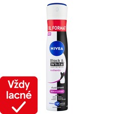 Nivea Black & White Invisible Authentic Sprej antiperspirant 200 ml